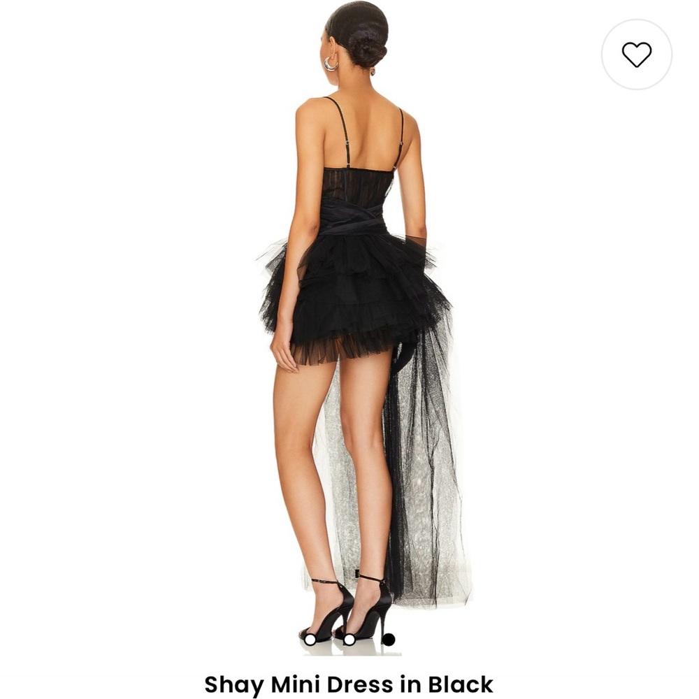 SHAY Mini Black Tulle Dress from REVOLVE BRAND NEW , NEVER WORN . - Picture 3 of 6